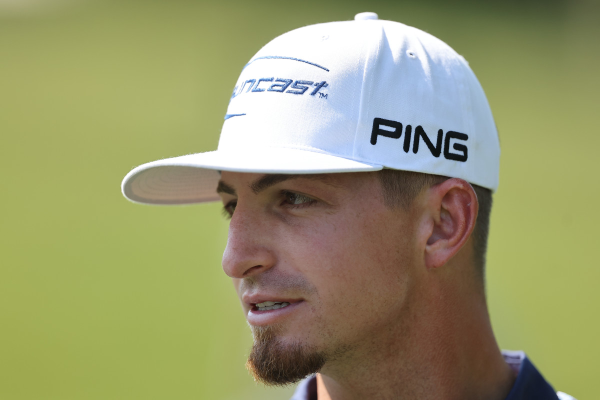 Sam Bennett of the United States walks the 18th fairway during the first round of the Memorial Tournament presented by Workday at Muirfield Village Golf Club on June 01, 2023 in Dublin, Ohio.